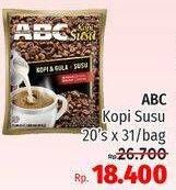 Promo Harga ABC Kopi per 20 sachet 31 gr - LotteMart