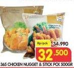 Promo Harga 365 Chicken Nugget / Stick 500 gr - Superindo