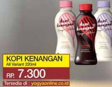 Promo Harga Kopi Kenangan Ready to Drink All Variants 220 ml - Yogya