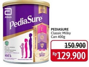 Promo Harga Pediasure Triplesure Classic Milky 400 gr - Alfamidi