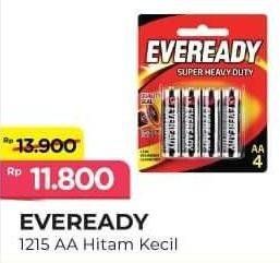 Promo Harga EVEREADY Battery 1215 AA Hitam Kecil  - Alfamart