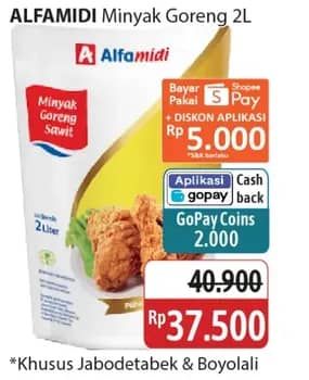 Promo Harga Alfamidi Minyak Goreng 2000 ml - Alfamidi