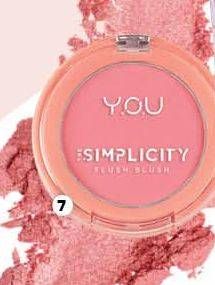 Promo Harga YOU Simplicity Flush Blush 3 gr - Guardian