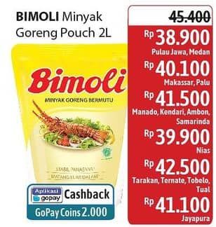 Promo Harga Bimoli Minyak Goreng 2000 ml - Alfamidi