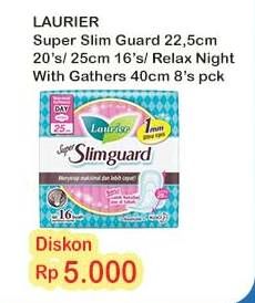 Promo Harga Laurier Superslim Guard Day/Relax Night   - Indomaret