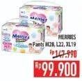 Promo Harga Merries Pants M28, L22, XL19 19 pcs - Hypermart