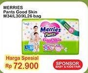 Promo Harga Merries Pants Good Skin M34, XL26, L30 26 pcs - Indomaret