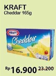 Promo Harga KRAFT Cheese Cheddar 165 gr - Alfamidi