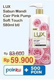 Promo Harga LUX Botanicals Body Wash Soft Rose 580 ml - Indomaret