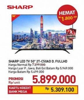 Promo Harga SHARP 2T-C50AD1i Full-HD 50"  - Carrefour