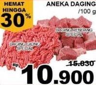 Promo Harga Daging Rendang/ Daging Giling per 100 gr - Giant