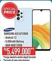 Promo Harga Samsung Galaxy A33 8 GB + 128 GB  - Hypermart