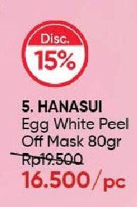 Promo Harga Hanasui Egg White Peel Off Mask  80 gr - Guardian