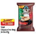 Promo Harga Top Coffee Cappuccino per 6 sachet 25 gr - Alfamart