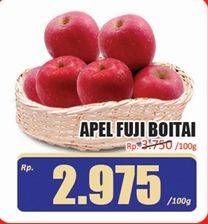 Promo Harga Apel Fuji Boitai per 100 gr - Hari Hari