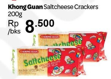 Promo Harga KHONG GUAN Saltcheese Regular 200 gr - Carrefour
