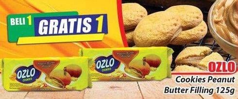 Promo Harga KHONG GUAN Ozlo Peanut Butter 125 gr - Hari Hari