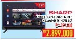 Promo Harga SHARP 2T-C32BG1 | LED TV 32 inch  - Hypermart