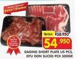 Promo Harga Beef Short Plate 300gr/Gyudon Slice 300gr  - Superindo