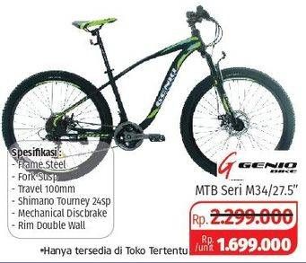 Promo Harga GENIO MTB M-341/343 27,5 Inci  - Lotte Grosir