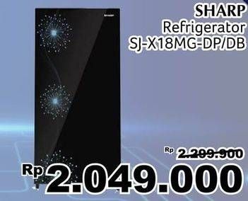 Promo Harga SHARP SJ-X18MG | Kulkas 1 Pintu  - Giant