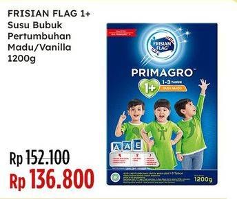 Promo Harga Frisian Flag Primagro 1+ Madu, Vanilla 1200 gr - Indomaret