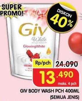 Promo Harga GIV Body Wash All Variants 400 ml - Superindo