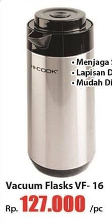 Promo Harga Hicook Vacuum Flask Thermos VF 16  - Hari Hari