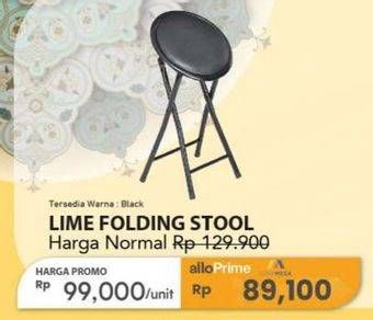 Promo Harga Lime Folding Chair  - Carrefour