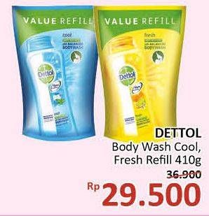 Promo Harga DETTOL Body Wash Cool, Fresh 410 ml - Alfamidi