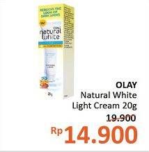 Promo Harga OLAY Natural White Light Cream 20 gr - Alfamidi