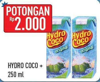 Promo Harga HYDRO COCO Minuman Kelapa Original 250 ml - Hypermart