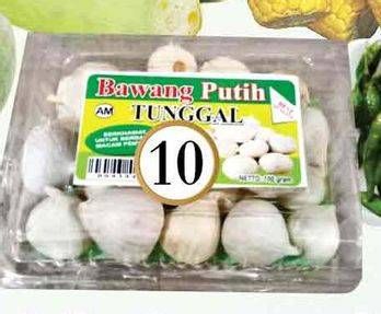 Promo Harga Bawang Putih Tunggal 100 gr - Yogya