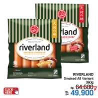 Promo Harga Riverland Sausage All Variants 360 gr - LotteMart