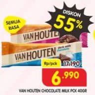 Promo Harga Van Houten Dark Milk All Variants 40 gr - Superindo