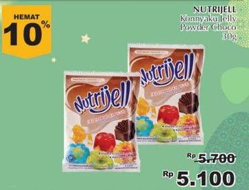 Promo Harga NUTRIJELL Jelly Powder Chocolate 30 gr - Giant
