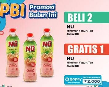 Promo Harga NU Yogurt Tea 450 ml - Indomaret