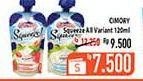 Promo Harga CIMORY Squeeze Yogurt All Variants 120 gr - Hypermart