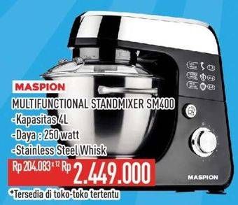 Promo Harga Maspion Stand Mixer SM-400  - Hypermart
