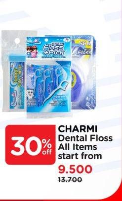 Promo Harga Charmi Dental Floss  - Watsons