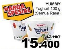 Promo Harga YUMMY Yogurt All Variants 100 gr - Giant