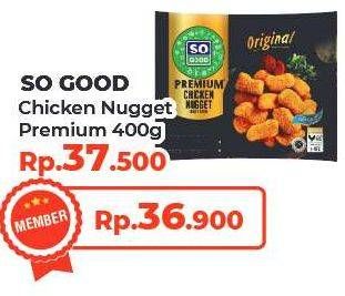 Promo Harga SO GOOD Chicken Nugget Premium Original 400 gr - Yogya