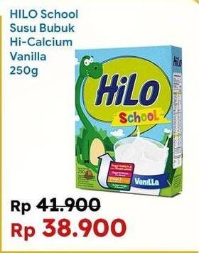 Promo Harga Hilo School Susu Bubuk Vanilla 250 gr - Indomaret
