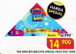 Promo Harga TINI WINI BITI Special Pack 72 gr - Superindo