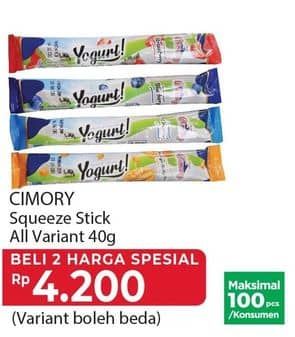 Promo Harga Cimory Yogurt Stick All Variants 40 gr - Yogya