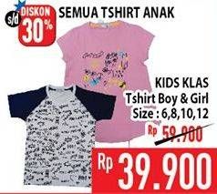 Promo Harga KIDS KLAS T-Shirt Boy, Girl  - Hypermart