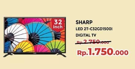 Promo Harga Sharp 2T-C32GD1500i  - Yogya