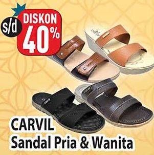 Promo Harga Carvil Sandal Pria/Wanita  - Hypermart