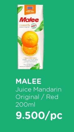 Promo Harga MALEE Juice Mandarin Orange, Red Apple 200 ml - Watsons