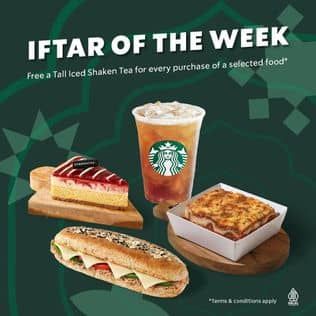 Promo Harga Iftar of the Week  - Starbucks